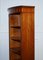 Tall Vintage Yew Open Bookcase with Adjustable Shelfs 9
