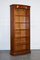 Tall Vintage Yew Open Bookcase with Adjustable Shelfs 17