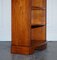 Tall Vintage Yew Open Bookcase with Adjustable Shelfs 14