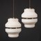 20th Century Opaline Pendant Lights, 1950s, Set of 2 2