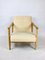 Beige Velvet GFM-142 Chair by Edmund Homa, 1970s 8