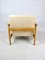 Beige Velvet GFM-142 Chair by Edmund Homa, 1970s 4