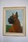 Salez, Boxer Dog Portrait, 1974, Oil, Framed, Image 2