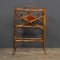 Vintage Bamboo Magazine Rack with Japanesque Lacquer Finish, 1920 6