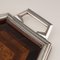 Vintage Silver and Marquetry Tray, 1930 4
