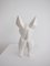 Enameled Ceramic Origami Dog Sculpture, Italy, 1950s 5