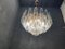 Lámpara de araña grande de cristal de Murano de La Murrina, años 70, Imagen 5