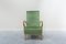 Mid-Century Italian Armchair in Green Velvet, 1950 8
