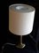 3-Flame Table Lamp with Gilt Metal Foot, 1970s 3