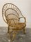 Mid-Century Peacock Lounge Chair in Rattan and Bamboo by Rohé Noordwolde, 1950s, Image 1