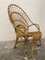 Mid-Century Peacock Lounge Chair in Rattan and Bamboo by Rohé Noordwolde, 1950s 10
