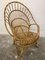 Mid-Century Peacock Lounge Chair in Rattan and Bamboo by Rohé Noordwolde, 1950s, Image 3