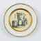 Antiker dekorativer Teller aus handbemalter Porzellan von KPM Berlin, Deutschland, 1800er 3