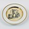 Antiker dekorativer Teller aus handbemalter Porzellan von KPM Berlin, Deutschland, 1800er 2