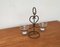 Danish Candleholder in Metal and Glass, 1960s 5