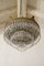 Lampadario Mid-Century a sei luci con gocce di cristallo di Boemia, anni '40, Immagine 3