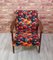 Model B-7727 Armchair with Poppies Fabric, Poland, 1960s 2