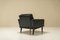 Bovenkamp Drei-Sitzer Sofa & Sessel aus schwarzem Leder & Palisander, 1960er, 2er Set 5