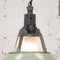 Large Industrial Green Bell Ceiling Light, 1960s, Image 4