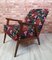 Armchair with Flower Upholstery, Romania, 1960s, Image 5