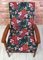 Armchair with Flower Upholstery, Romania, 1960s 2