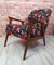 Armchair with Flower Upholstery, Romania, 1960s, Image 8