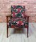 Armchair with Flower Upholstery, Romania, 1960s, Image 3