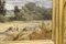 Paysage Animé par River, 1800s, Huile sur Toile, Encadrée 12