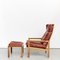Capella Lounge Chair and Ottoman by Illum Wikkelsø for Niels Eilersen, 1960s, Set of 2 20