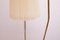 Floor Lamp with Off-White Shade, 1950s 6