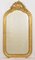 Louis Philippe Rectangular Gold Leaf Wall Mirror, 1870s, Image 1