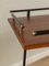 Serving Trolley in Metal and Teak, 1960s 7