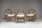 Fumay Dining Armchairs by Guillerme et Chambron for Votre Maison, France, 1960s, Set of 6 3