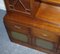 Vintage Military Campaign Bookcase with Embossed Leather Doors from Bevan Funnell 14