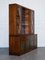 Vintage Military Campaign Bookcase with Embossed Leather Doors from Bevan Funnell 4