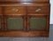 Vintage Military Campaign Bookcase with Embossed Leather Doors from Bevan Funnell 17