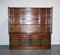 Vintage Military Campaign Bookcase with Embossed Leather Doors from Bevan Funnell 8