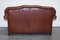 Vintage Brown Leather Hump Back 2-Seater Sofa from Laura Ashley, Image 16