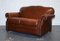 Vintage Brown Leather Hump Back 2-Seater Sofa from Laura Ashley, Image 4