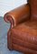 Braunes Vintage 2-Sitzer Ledersofa mit Buckelrücken von Laura Ashley 10