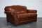 Vintage Brown Leather Hump Back 2-Seater Sofa from Laura Ashley 2