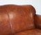 Vintage Brown Leather Hump Back 2-Seater Sofa from Laura Ashley 13