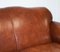 Vintage Brown Leather Hump Back 2-Seater Sofa from Laura Ashley, Image 13