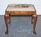 Victorian Hand Carved Piano Stool with Queen Anne Legs 2