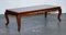 Tavolino da caffè rettangolare in legno duro con intarsio in ottone, Immagine 2
