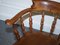 Edwardian Elm Bow Back Captains Smokers Chair 22