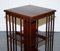 Edwardian Inlaid Sheraton Revival 2-Tier Revolving Bookcase, Image 9