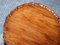 Large Hardwood Pie Crust Tilt Top Side Table 11