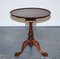 Grande Table d'Appoint Inclinable en Bois Dur Pie Crust 2