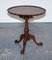 Grande Table d'Appoint Inclinable en Bois Dur Pie Crust 3